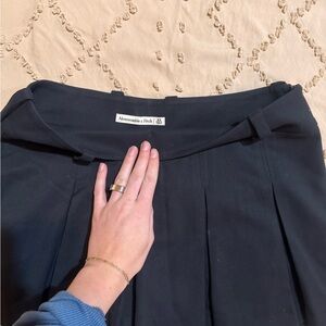 Abercrombie & Fitch Navy A-Line Skirt